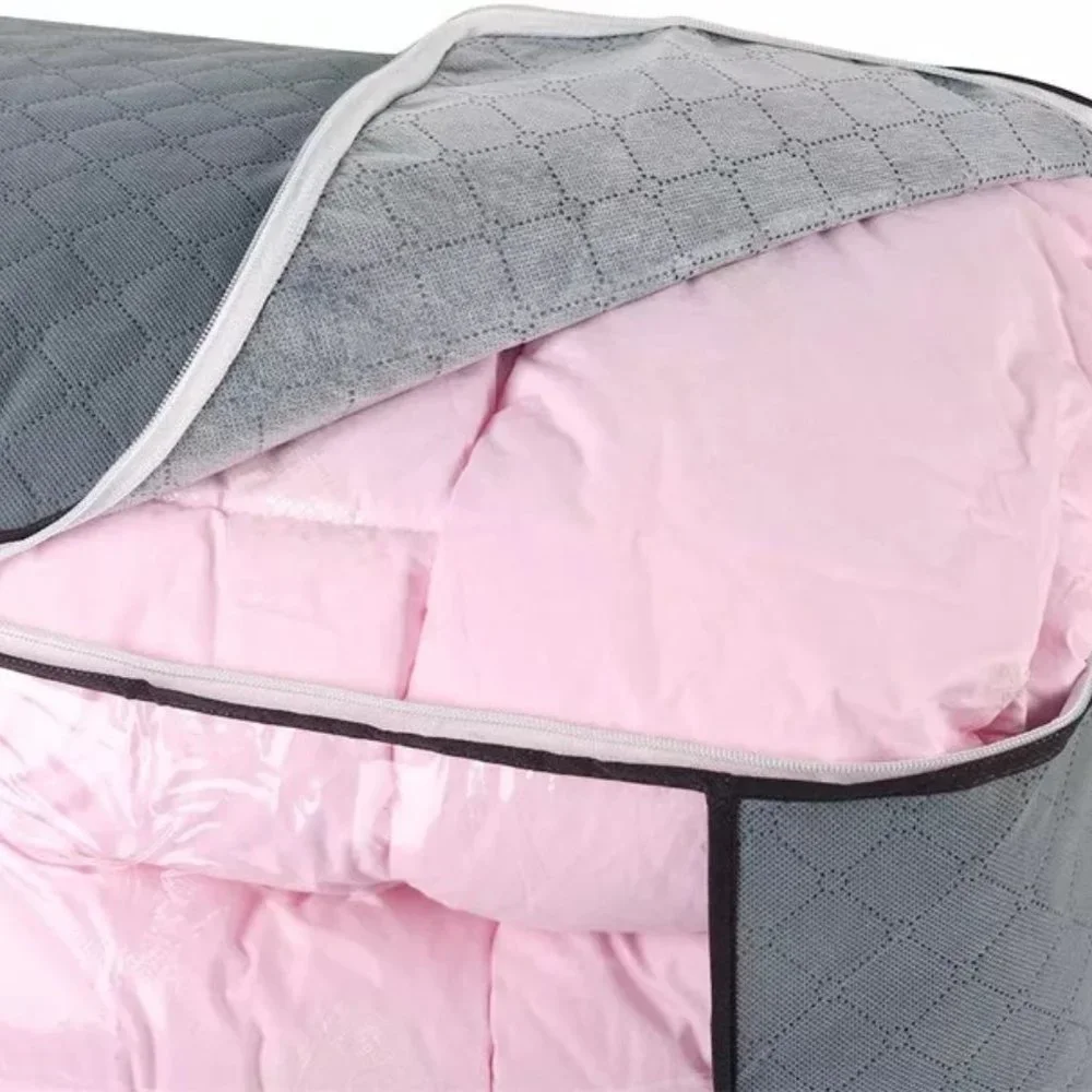 Large Folding Storage Bags (4 Pack) Anti Dust Clothes Storage Bags